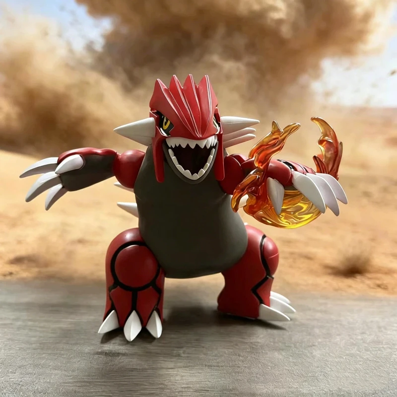 

13cm Anime Pokemon Groudon GK Action Figure Pocket Monsters Legendary Model Statue Office Decor Desktop Ornament Boys Toy Gift