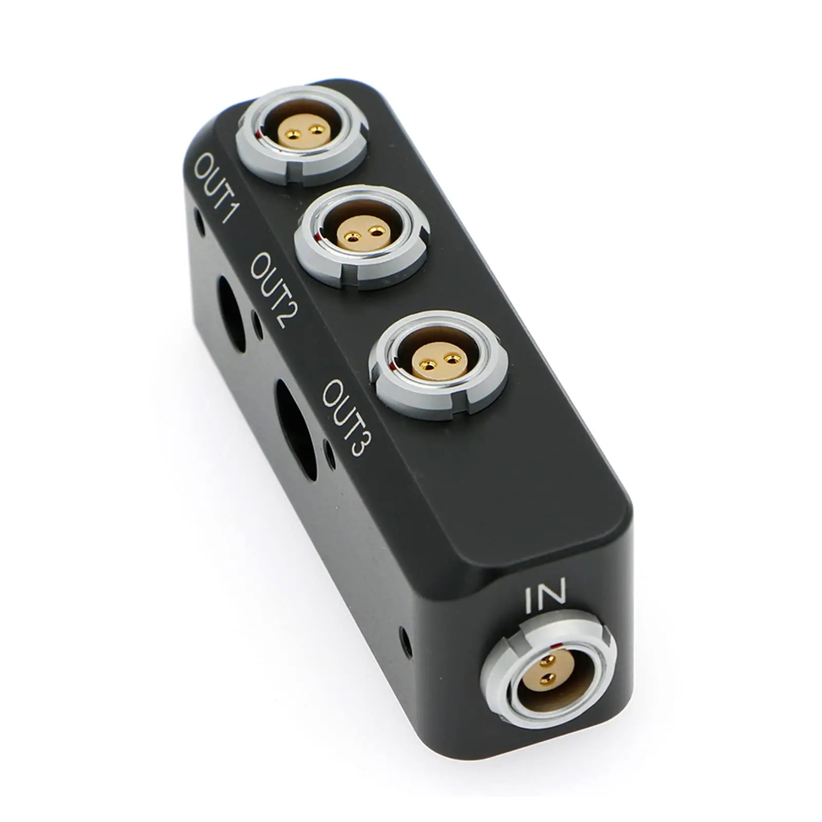 

Alvins 0B 2 Pin Female to 3 Ports 0B 2 Pin Female Splitter Box,Out 1 to 3 Power Supply Distributor Box for ARRI RED Camera