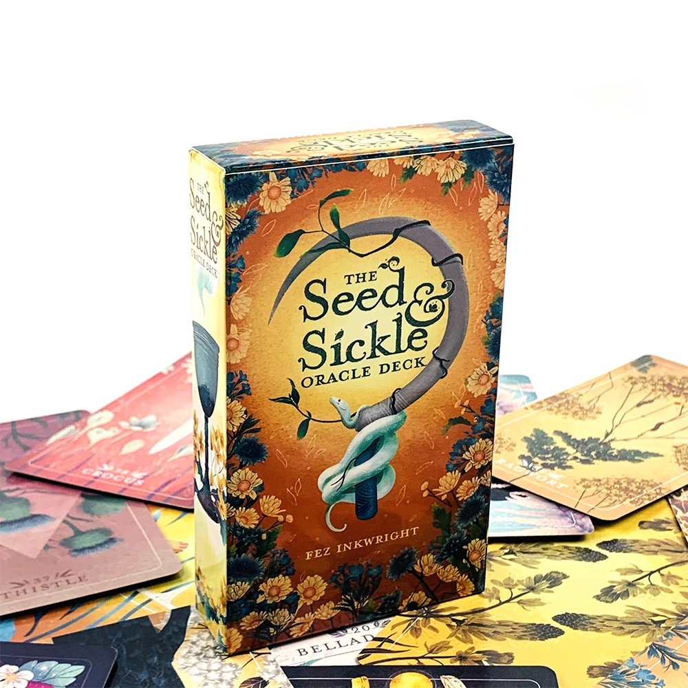 The Seed Sickle Oracle Deck Leisure Entertainment Game Cards Family Gathering Divination Deck Board Game Playing Card Game