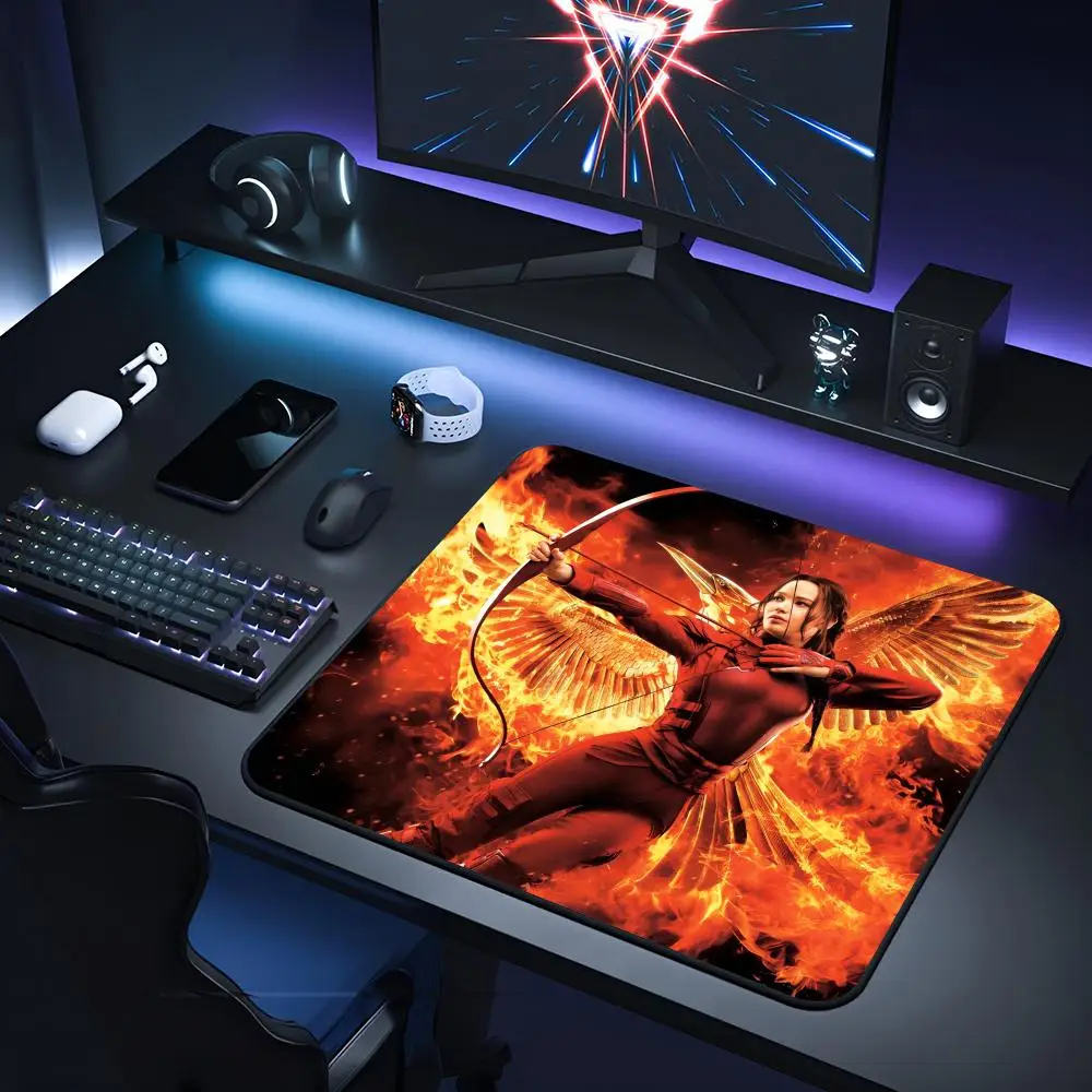 Movie The Hunger Games Phone Mouse Pad Gaming Laptops Keyboard Mat Deskmat Pc Accessories Desk Protector Mousepad Gamer Mats Ani