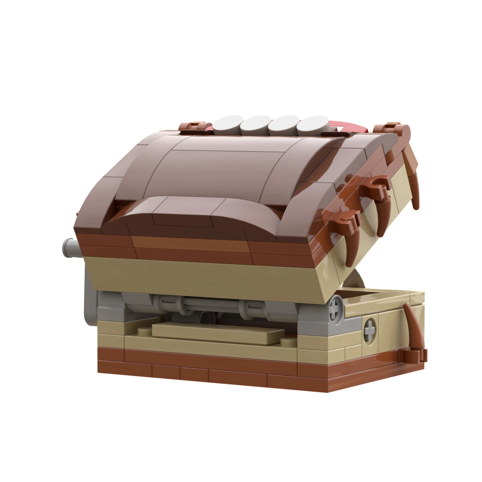 Blocos de construção MOC do livro monstro das criaturas mágicas, tonome animado mordendo, modelo DIY da escola do feiticeiro para fãs de Potter