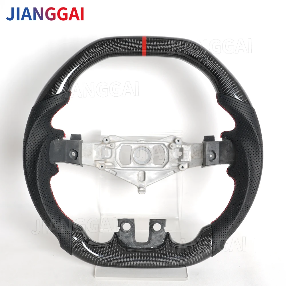 

Carbon Fiber Steering Wheel For Dodge RAM 1500 2500 3500 2012-2018 Flat-top Flat-bottom Replacement Steering Wheel Accessories
