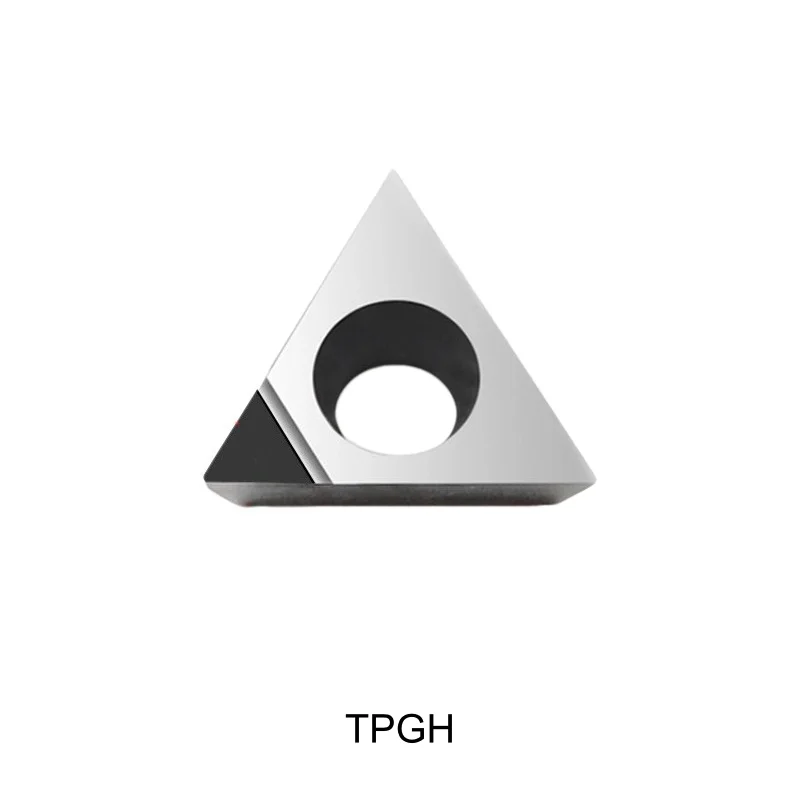 

PCD Inserts TPGH080202/4/8 TPGH090202/4/8 TPGH110302Chip Breaking Turning Tool for Copper Aluminum Magnesium Fibre Glass Plastic