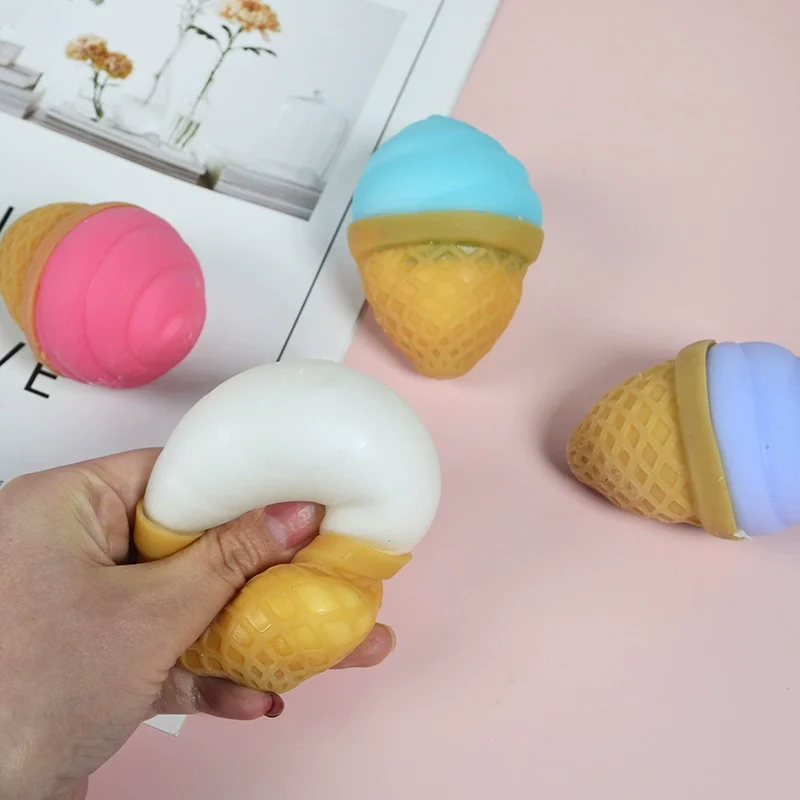 Soft-Eis-Quetschspielzeug, sensorisches Spielzeug, TPR-Simulation, Lebensmittel-Fidget-Spielzeug, Fidget-Spielzeug, 3D-Knautsch-Dekompressionsspielzeug – Detail 7