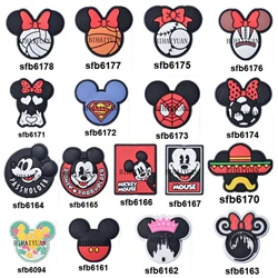 10pcs movie Mickey mouse Minnie mouse focal Silicone beads Teether Jewelry Beads Food Grade For pen Pacifier Chain