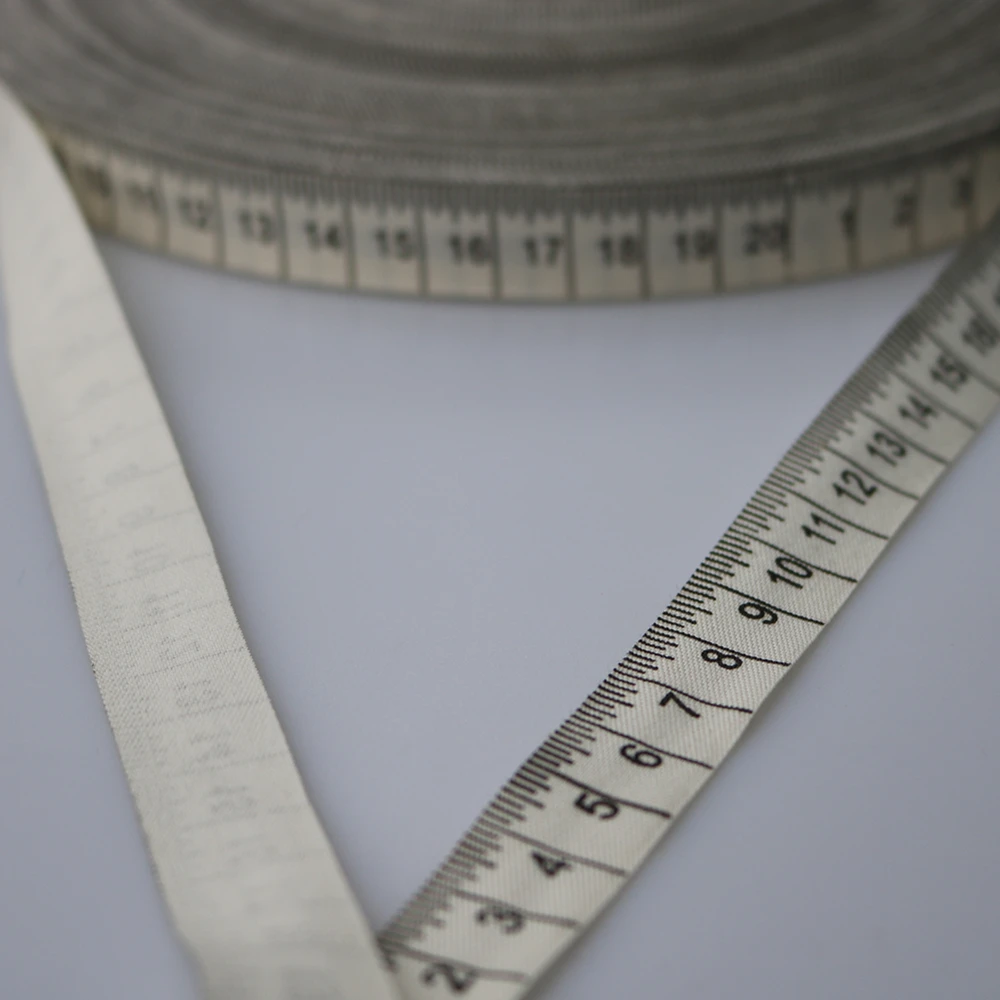 100 Yards 12MM OR 15MM Handmade Wholesale Zakka Ruler Label Ribbon Sewing tape 100% Cotton Ribbon The Most Preferential Price