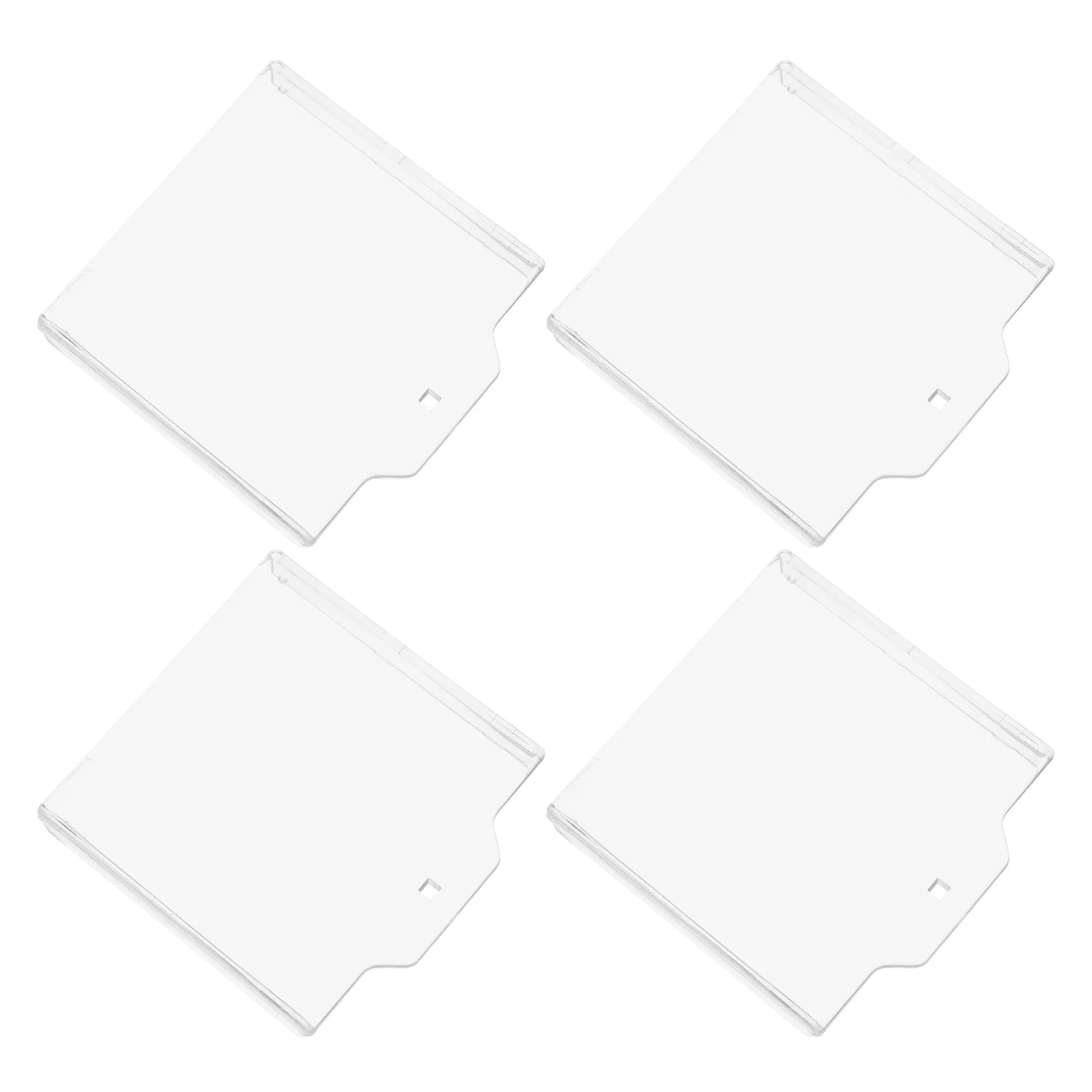 4Pcs Emergency Button Cover Transparent Fire Safety Push Button Protector Stop Accidental Activation Switch Guard for Commercial