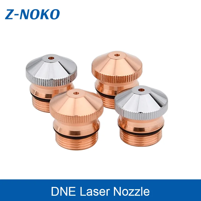 ZNOKO-conector de boquilla láser DNE, 10 piezas, calibre de cobre 4,0, cabezal de máquina de corte óptico de fibra, piezas de repuesto, accesorios para equipos