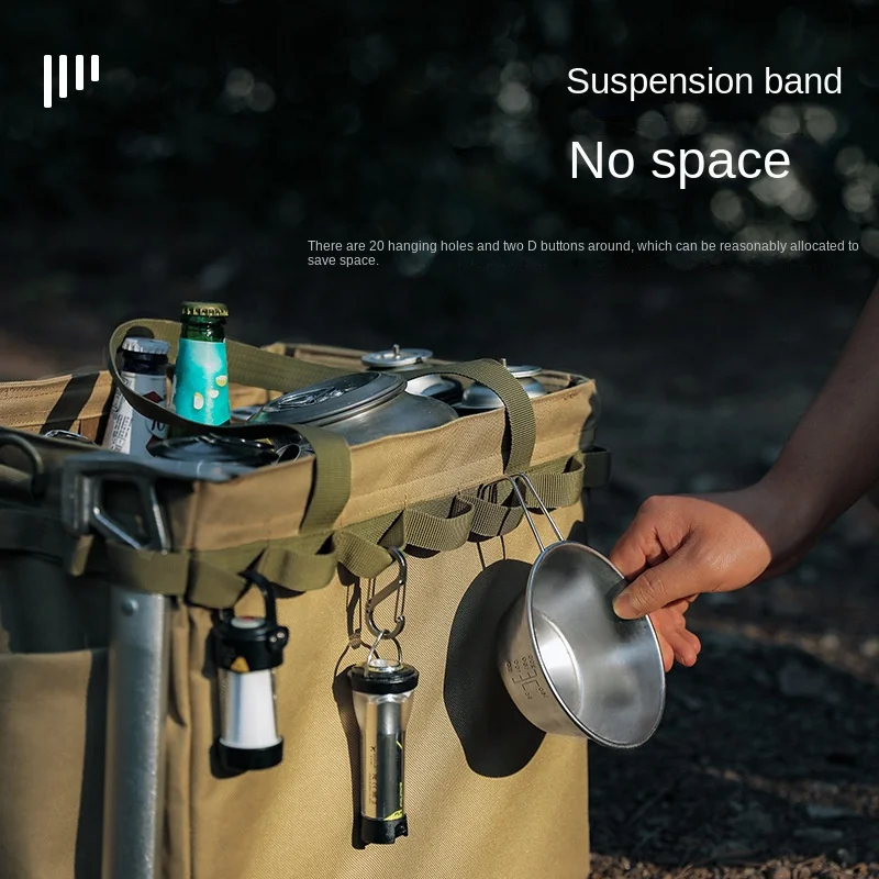 Outdoor Multifunctional Tools Storage Box Camping Storage Storage Bag Large Capacity Tote Bag Storage Picnic Organizing Bag