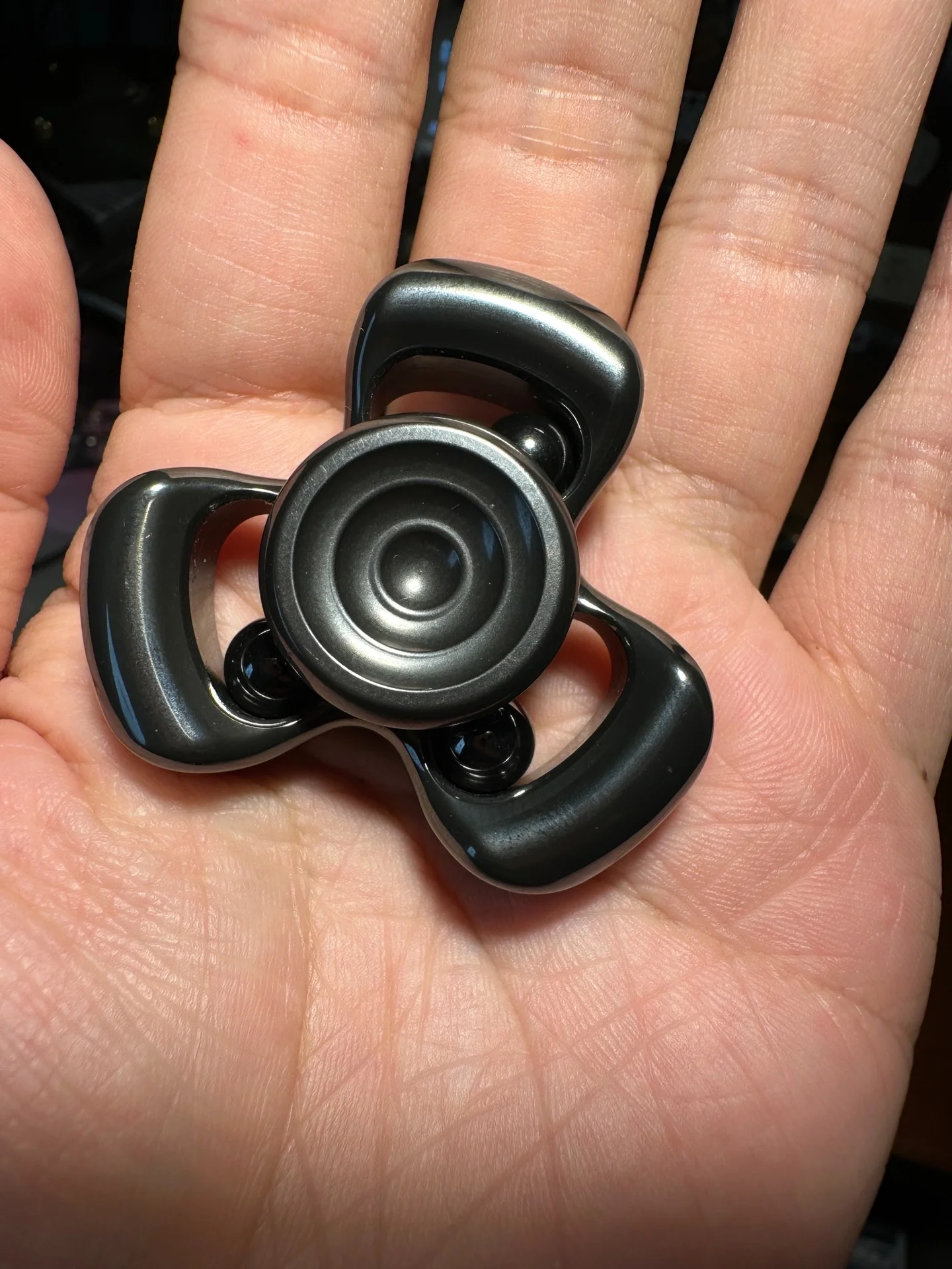 Used EDC Asia Pacific, Horizon, Zirconium Black Polished, Fingertip Gyro Edc