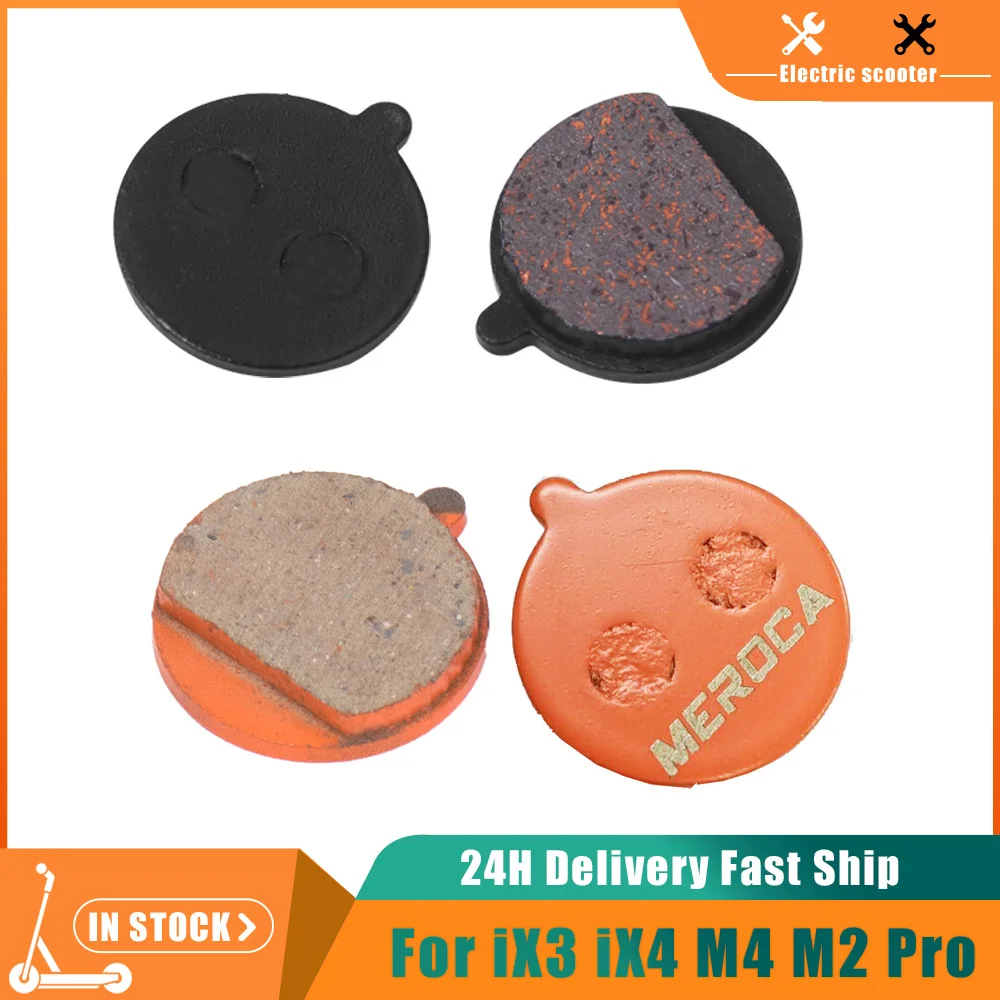 LCQPTW Hydraulische Bremsbeläge für iScooter iX3 iX4 Elektroroller für Kugoo M4 M2 Pro Scheibenbremsbeläge Reibplatten Bremskomponenten