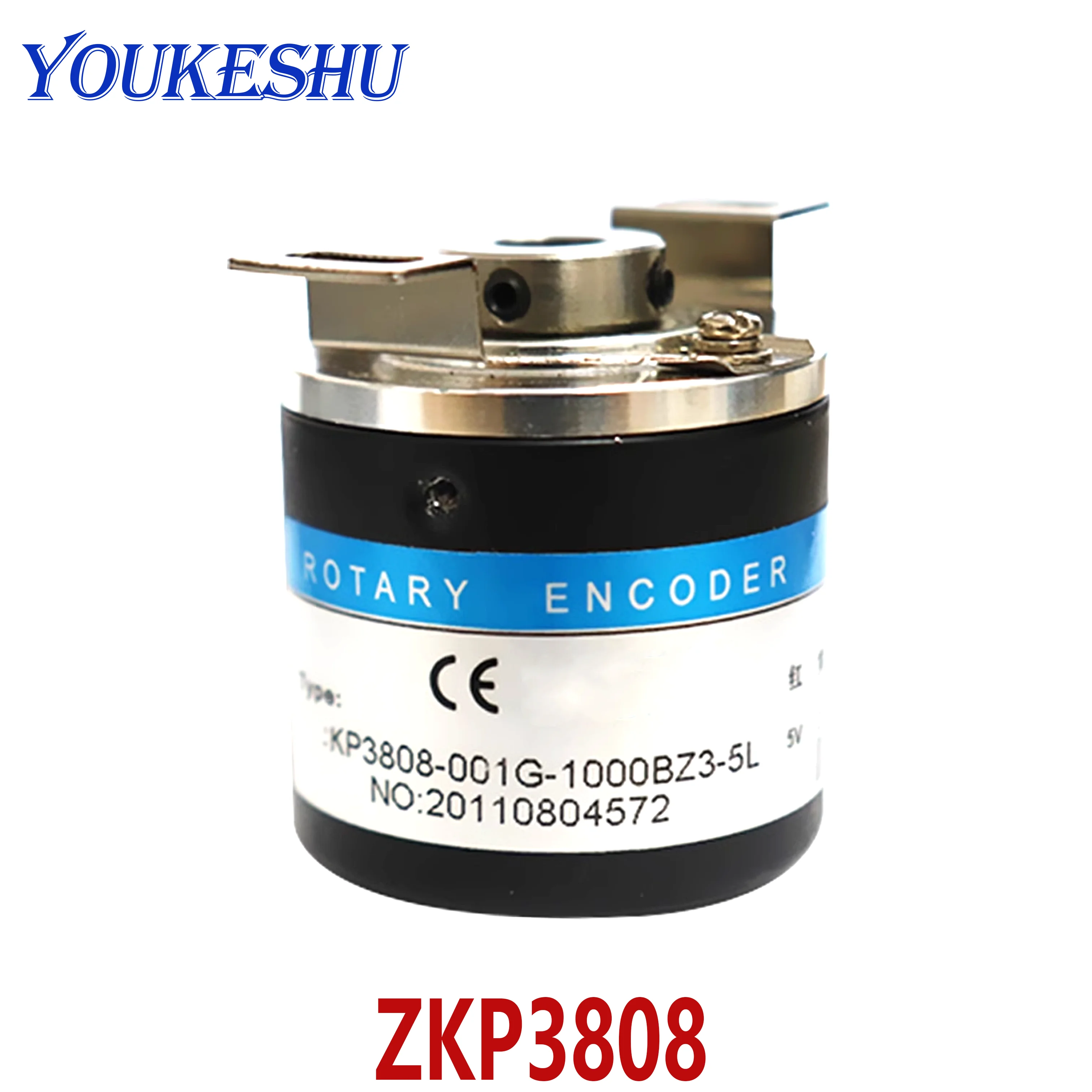 

New Original Hollow shaft photoelectric rotary encoder ZKP3808 2500 pulse 2500 wire 5-24V sensor