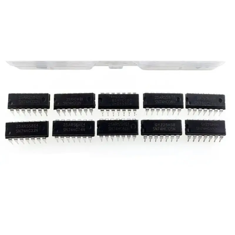 A99E-74HC Series IC Assortment 50Pcs 10 Types DIP Integrated Circuit Chips For Electronics Experiment STEM Education