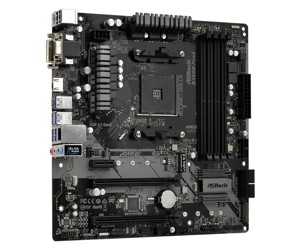 ASRock 5700Gセット 7 Ryzen AMD + Pro4 B450M ASRock 5700Gセット 7 Ryzen AMD + Pro4 B450M ASRock > Pro4 B450M マザーボード