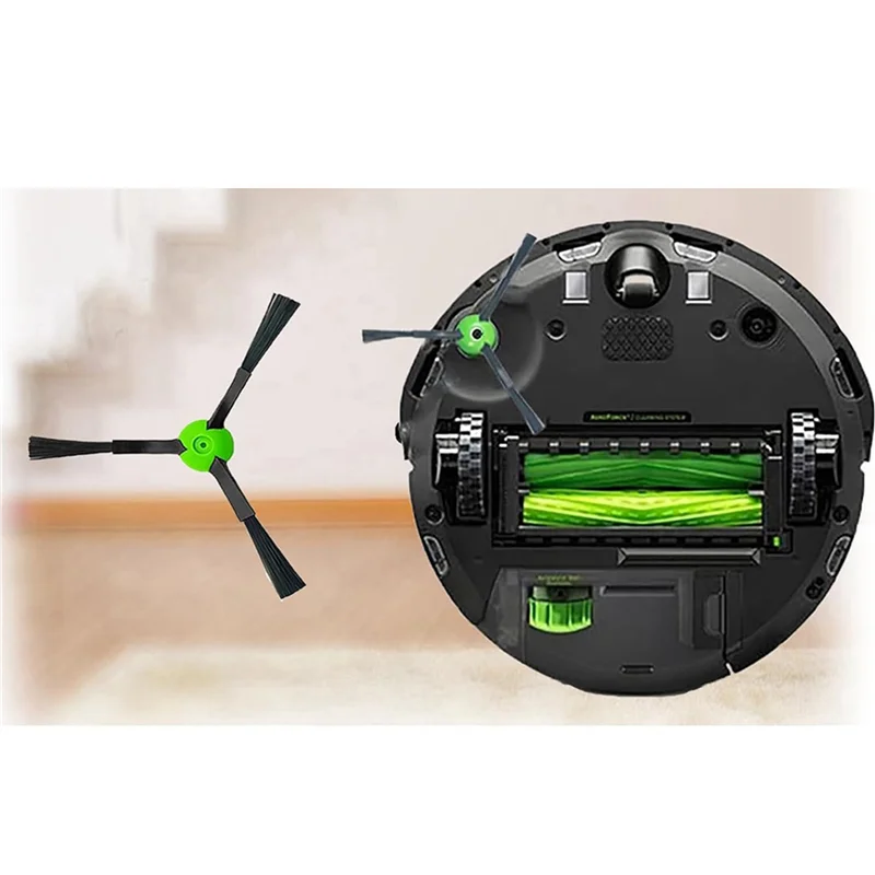 KEOL-4 مجموعة فرش جانبية لـ Irobot Roomba E, I, & J Series E5, E6, I1, I1+, I3, I3+, I4, I4+, I6, I6+, I7, I7+, I8, I8+, J7