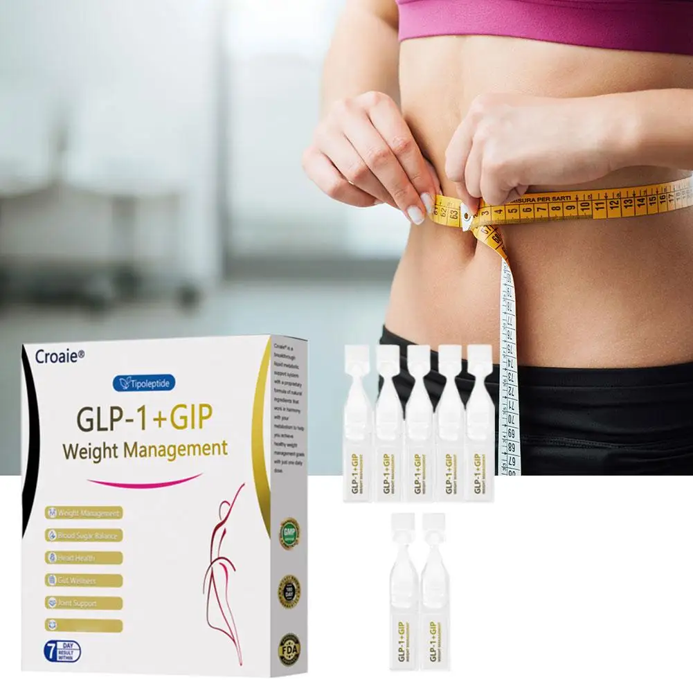5/10/20PCS GLP-1+GLP Body Management Drops Daily Weight Control Blood Sugar Balance Nourishing Support Body Care Drops