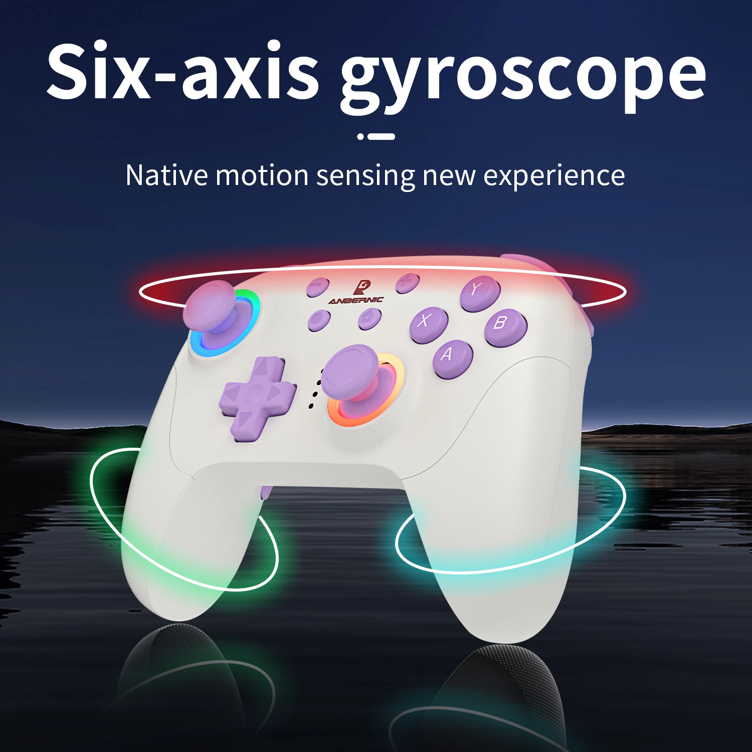 ANBERNIC RG P01 RGP01 Gamepad Wired Wireless Bluetooth RGB Hall Effect Joystick XBOX Game Controller für PC Android IOS Steam