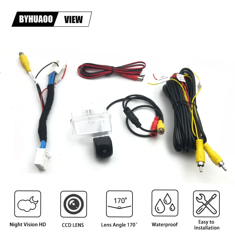 Backup Camera Kit for Toyota Camry LE SE and XLE 2012-2014 for Factory Display Easy INSTALLATION