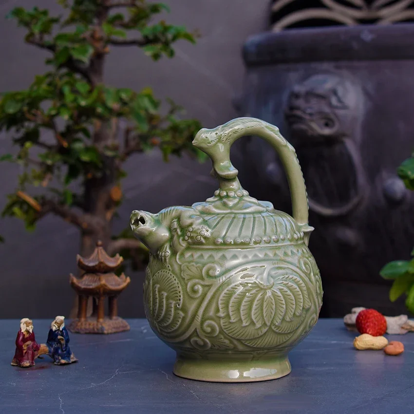 Assassin Teapot Chinese Ceramics Fengming Pot Magic Coffee Tea Drinking Container Handmade Practical Tea Brewer
