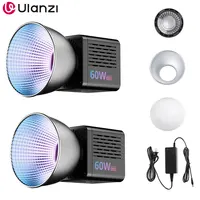 Ulanzi C60 60W COB Luz RGB Profesional, Iluminación Estroboscópica para Estudio de Fotografía, para Retratos de Boda, Publicidad, Estudio, Grabación de Tiktok