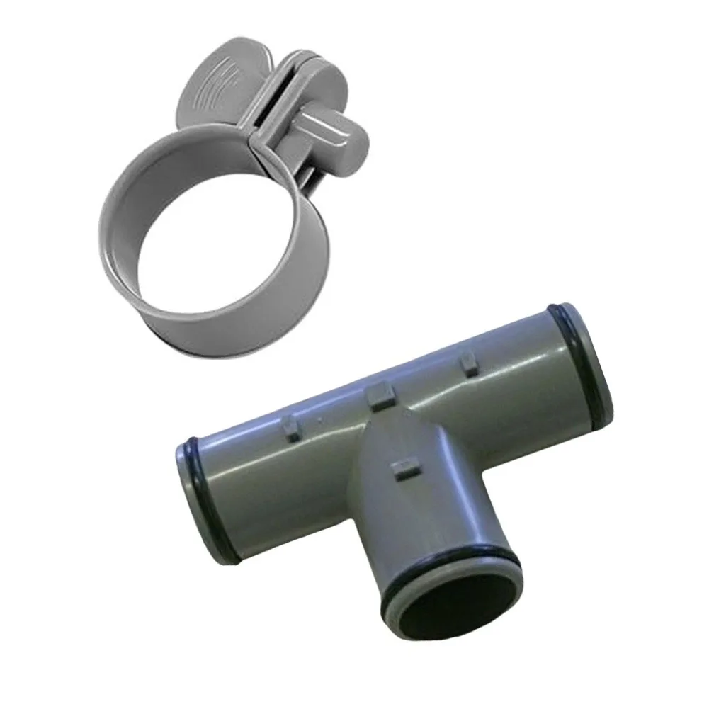P6362 for T Shaped Connector and P6For 124 Hose Clamps for 1 For 1/4 Inch Hoses Designed for INTEX Above Ground Pool Systems