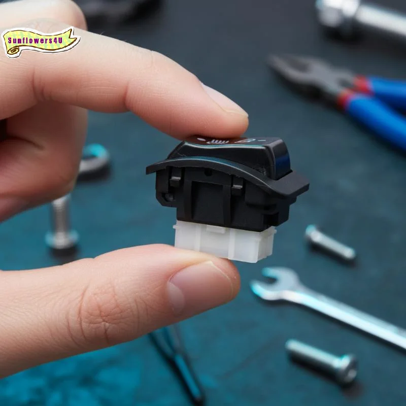 Motorcycle Headlight Switch 3 Modes (High Beams-Low Beam-Off) For Moto Moped Scooter Using Halogen Bulbs Easy Installation