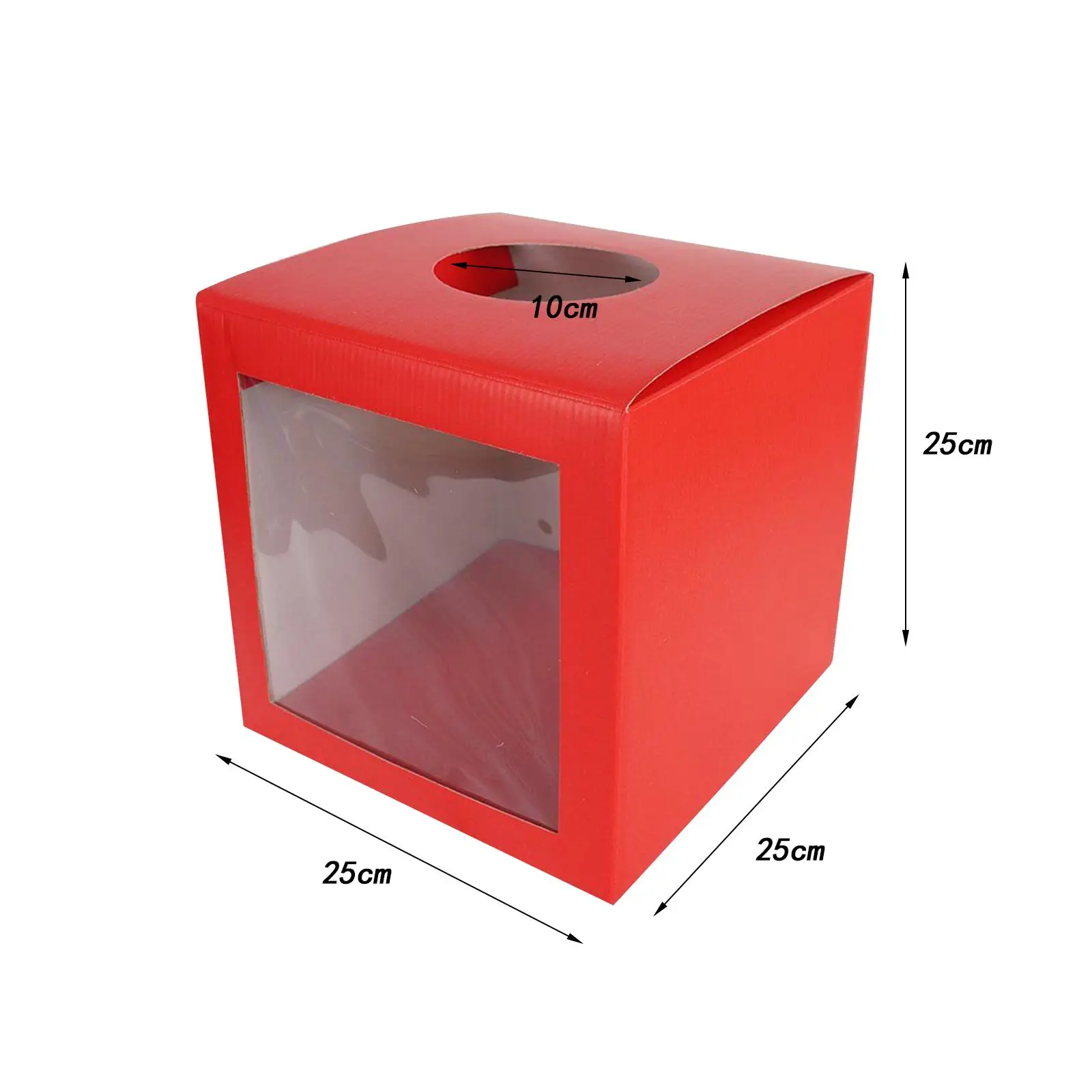 Raffle Case Suggestion Comment Jar Square Donation Ballot Box for Shopping Mall Restaurant Meeting Holiday Wedding Props