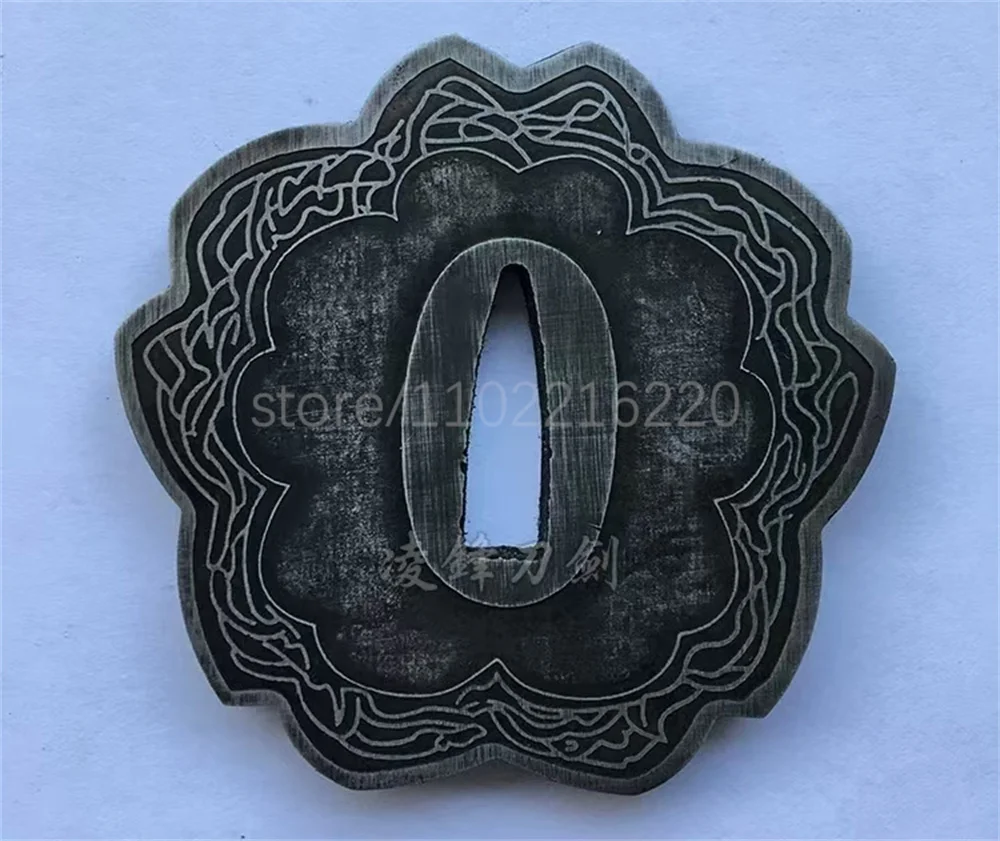 New Alloy Material Parts Tsuba Handguard Guard For Real Japanese Japan Samurai Katana Tachi Sword Fittings Accessory Nice
