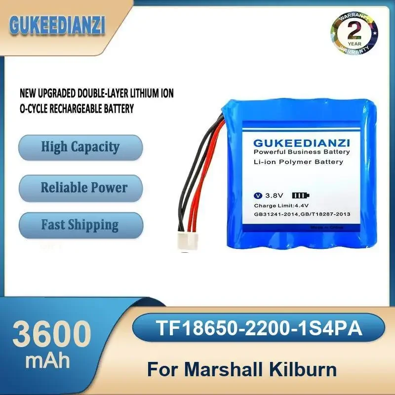 

TF18650-2200-1S4PA 3600mAh High Capacity Portable Bluetooth Speaker Battery For Marshall Kilburn