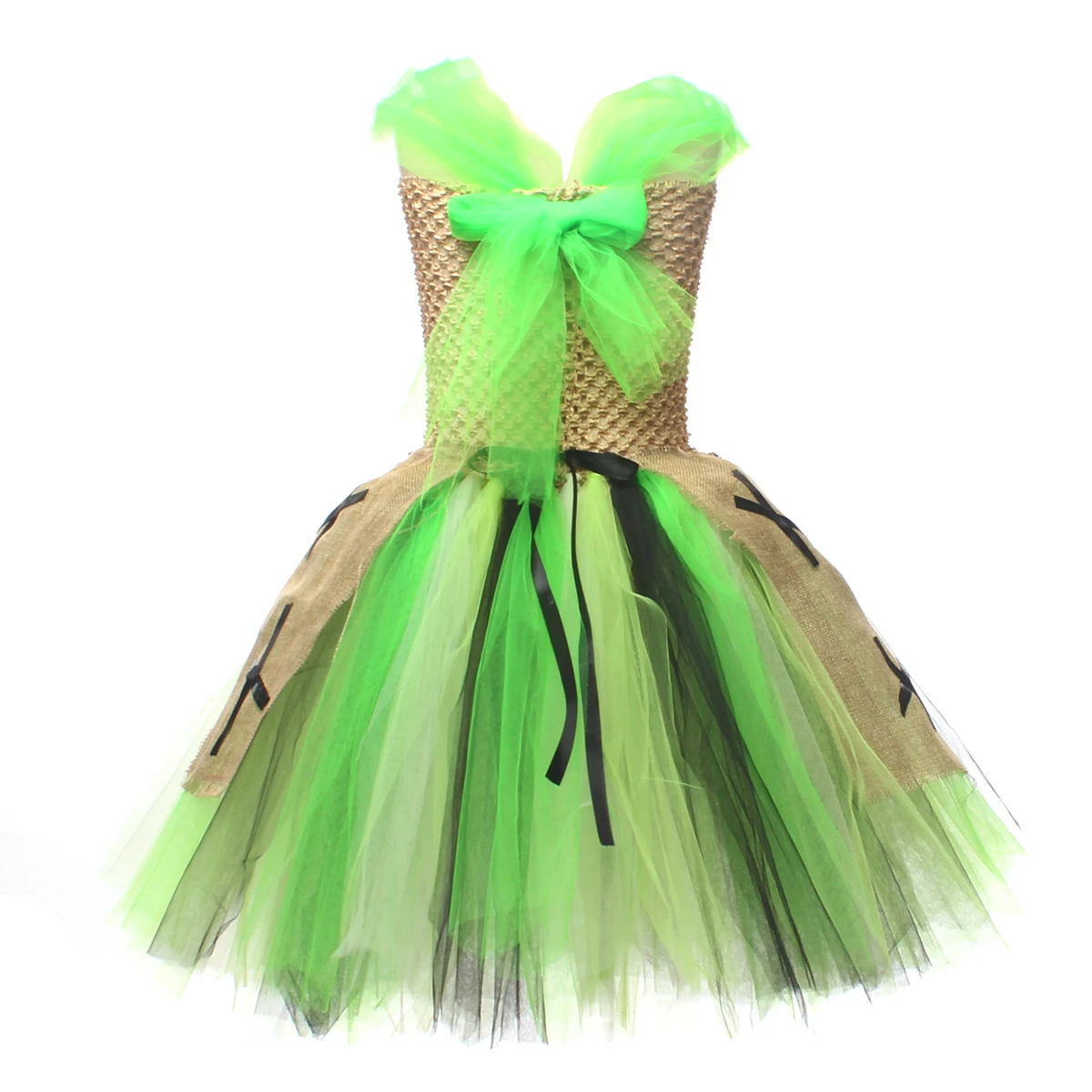 Halloween Nightmare Then Christmas Oogie Boogie Cosplay Costume Girls Fancy Tutu Dress Kids Carnival Party Role Play Clothes view 6