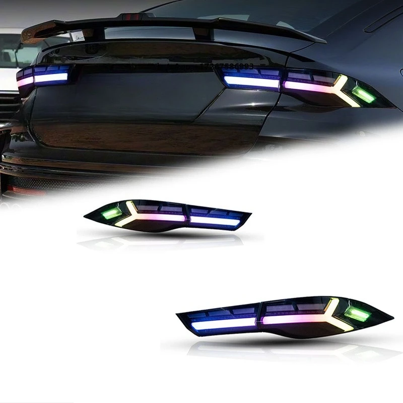 FT Car Lights for Trumpchi Empow RGB Taillights 2021-2025 LED Rear Bumper Light Dynamic Turn Signal Light Tail Lamp Assembly