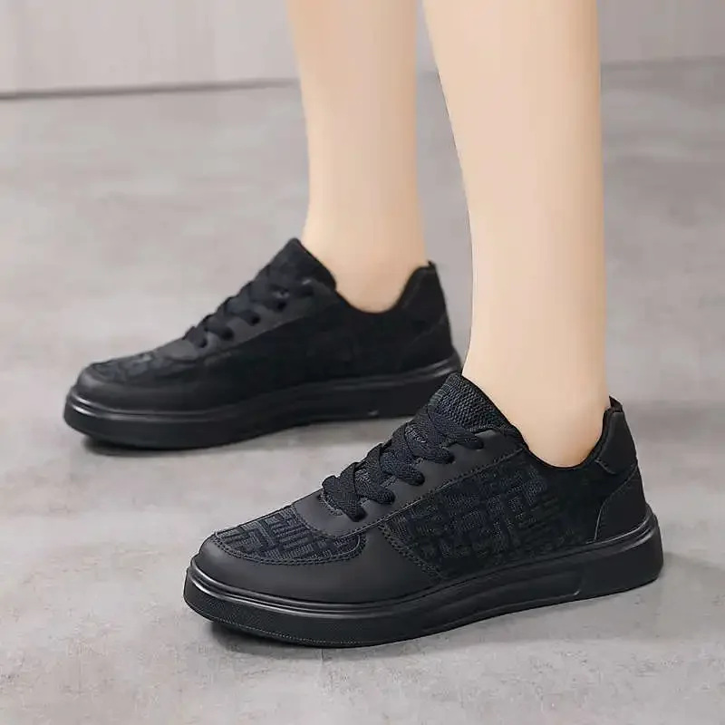 

Удобная женская обувь из натуральной кожи с круглыми ногами, повседневные осенние кроссовки, летние женские кроссовки 39, спортивные прогулки Saoatenis, красивые