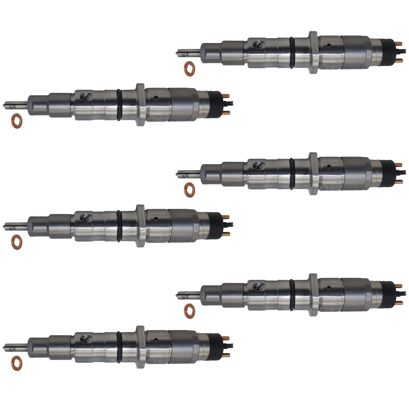 

6PCS Fuel Injection 0445120240 Compatible for Case STEIGER 280 330 335 STX280 Agricultural Tractor