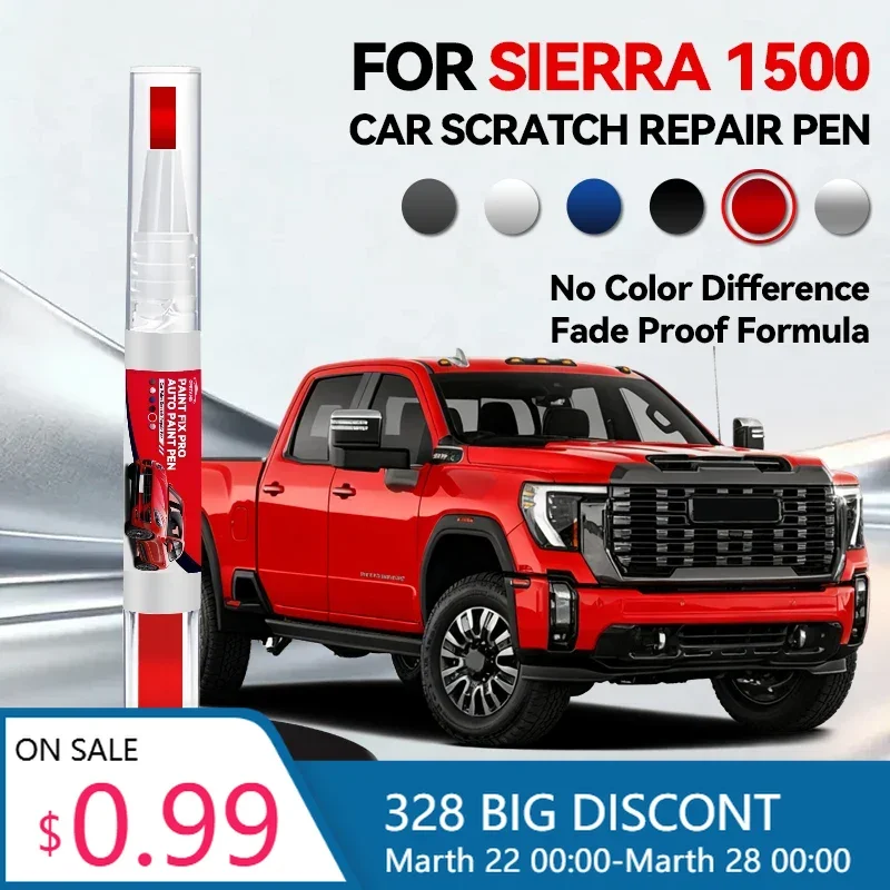 Carro quente dedicado para gmc sierra 1500 hd 1999-2025 gmt900 k2xx t1 caneta de reparo de pintura retoque removedor de arranhões diy acessórios de automóveis