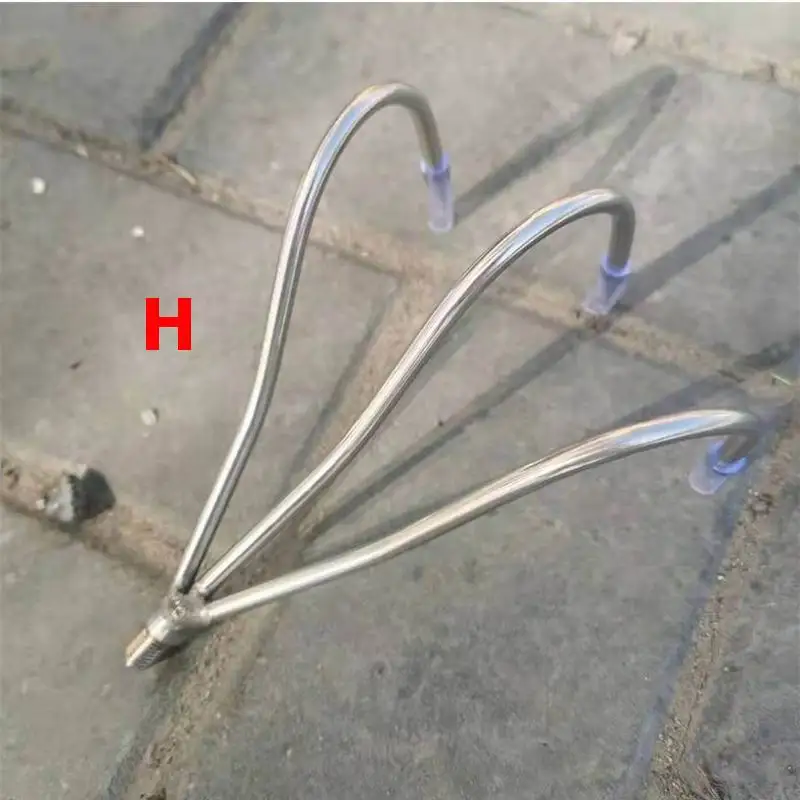 Rastrillo Acero Inoxidable para Plantas Acuáticas de Pesca