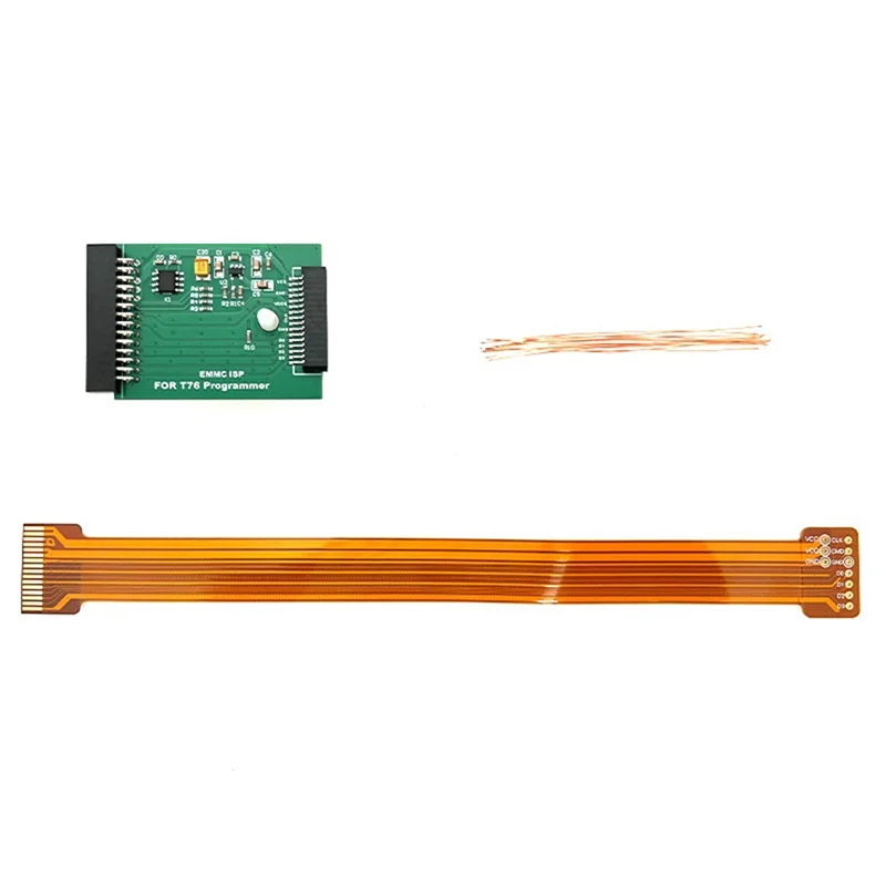 

-FDDT EMMC ISP Connection Cable 60Mhz 28MB/S Special Adapter Board For In-Circuit EMMC Programming For T76 Programmer