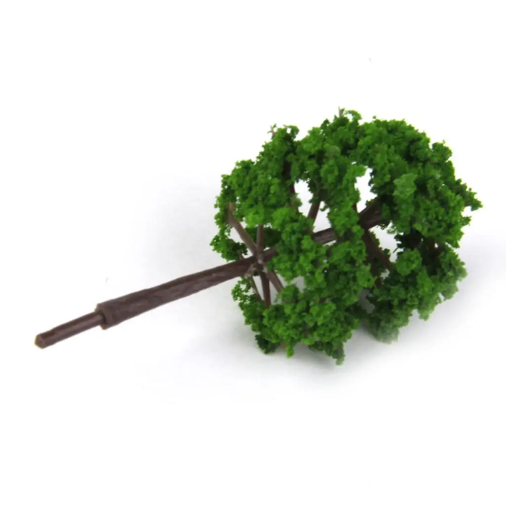 

Plastic Model Trees Miniature Green Forest Scenery Railroad Landscape Decoration N Scale for Diorama Building