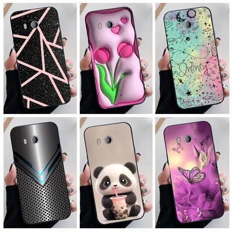 Per HTC U11 Più U12 Vita Cassa Del Telefono Bella Panda Cartoon Pittura Paraurti Morbido Siliocne Coque Per HTC U 11 Più U11Plus Capa
