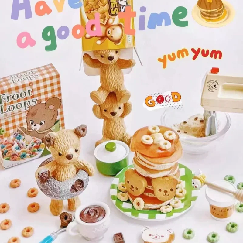 1:6 casa de muñecas Mini modelo muebles accesorios círculo de cereales de 7 colores 21 Uds Set Bjd Blyth soldado Lol miniaturas accesorios de escena juguete