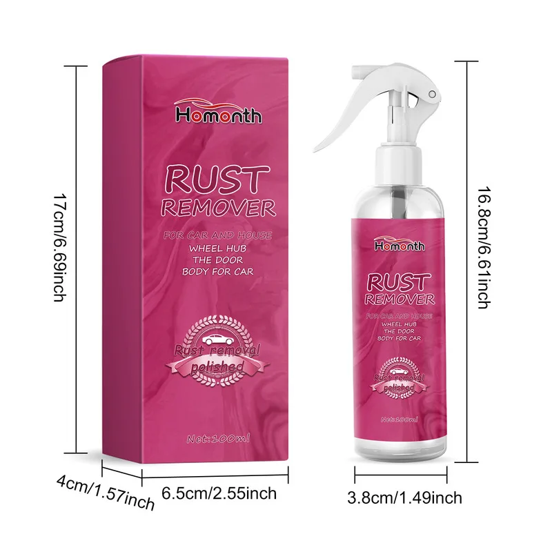 مزيل صدأ البقع متعدد الوظائف لأجزاء مقبض محور عجلات السيارة يزيل الأكسدة جميع موديلات السيارات