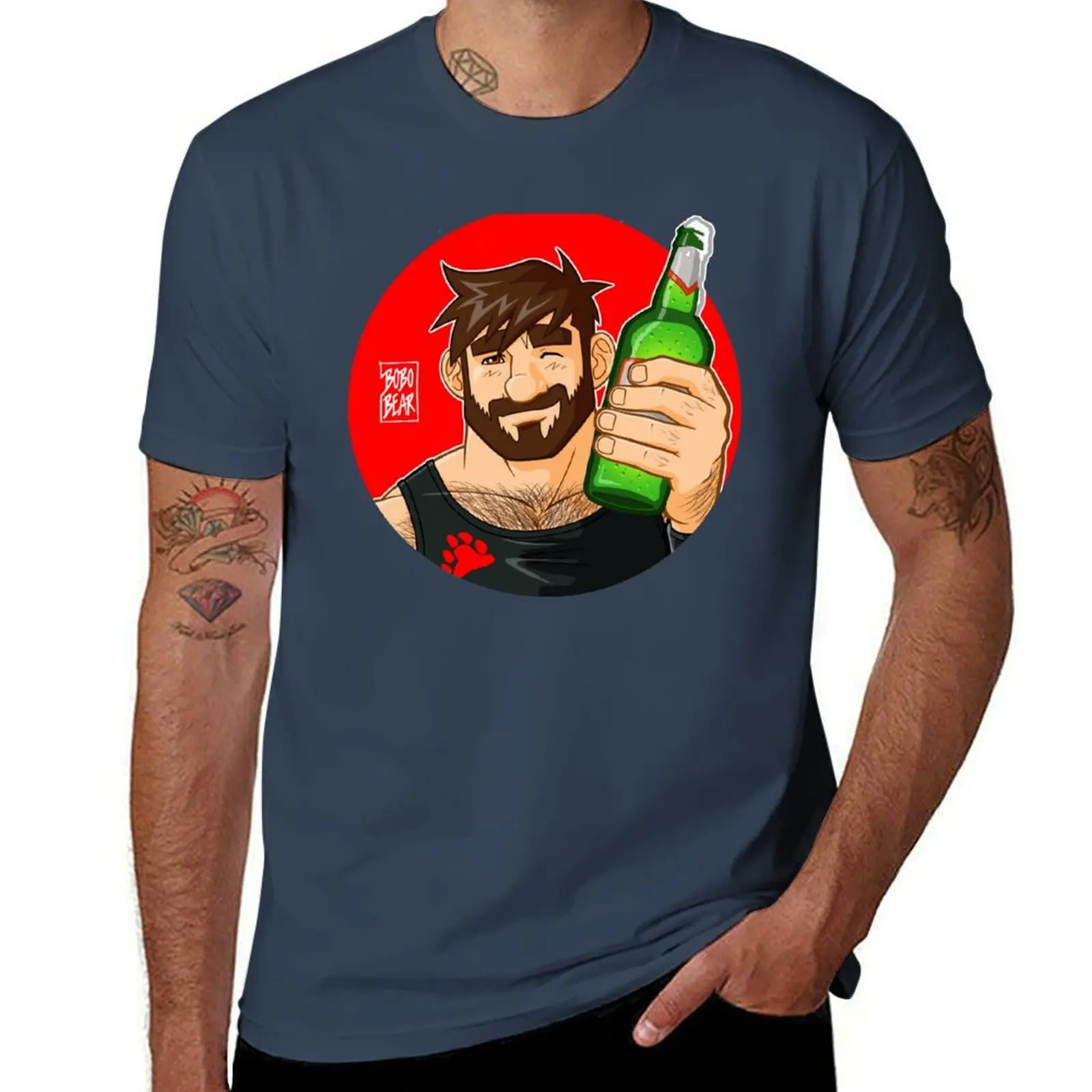 

ADAM LIKES BEER T-Shirt t shirts for man slim fit mens graphic t shirts T-Shirt
