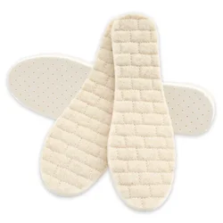 Wool Latex Insole for Shoes Soft Plantar Fasciitis Insoles for Feet Comfort Warm Snow Boots Shoes Inserts Heating Shoe Pads