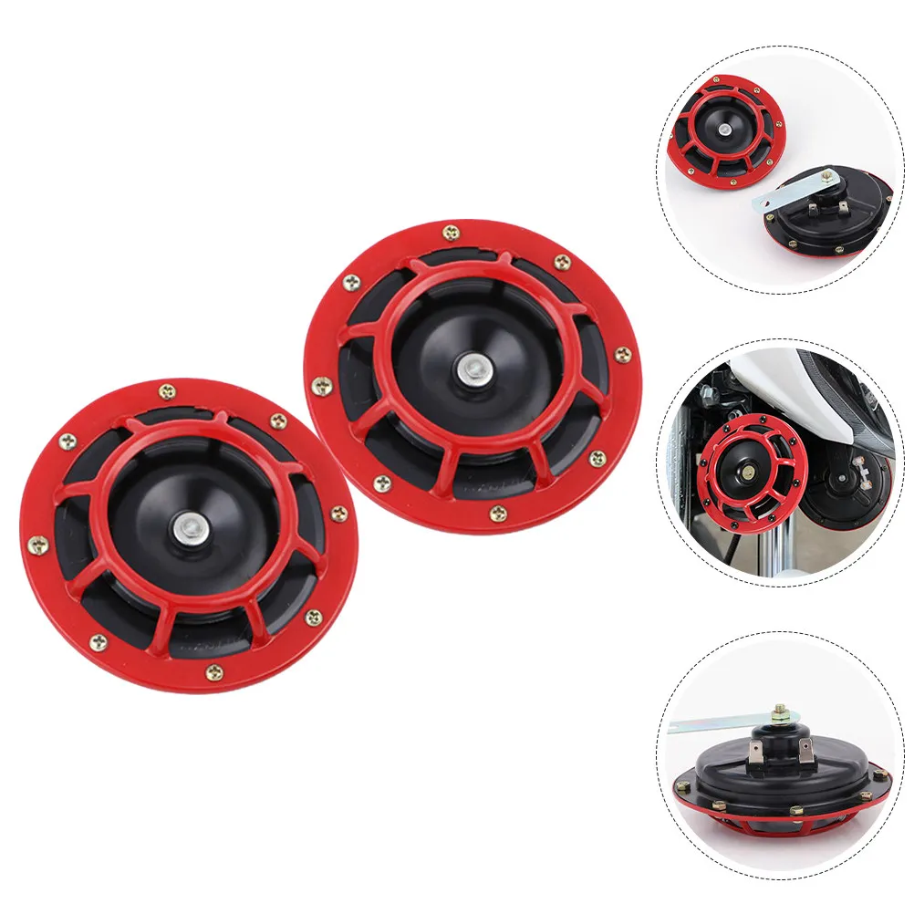 

2Pcs Loud Air Horn Kit for Car Motorcycle Truck Boat Marine 12V High-Decibel Horn Clear Sound Harsh Weather Resistant Easy