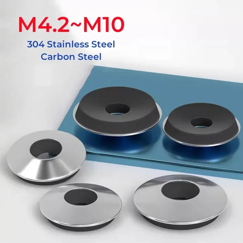M4.2 M4.8 M5.5 M6.3 M8 M10 304 Stainless Steel Carbon Steel Aluminum Composite Waterproof Gasket Anti-Loose
