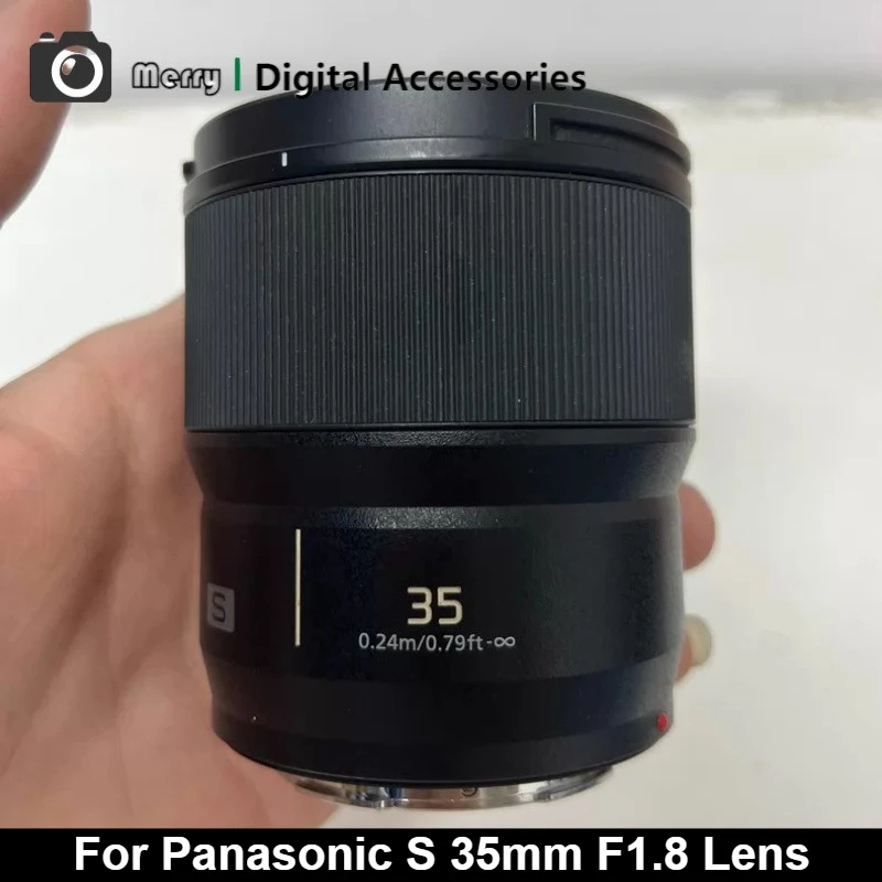 

95% New Genuine For Panasonic S 35mm F1.8 Lens L-Mount Full Frame S-S35 295g Compact Prime For LUMIX S5 S9