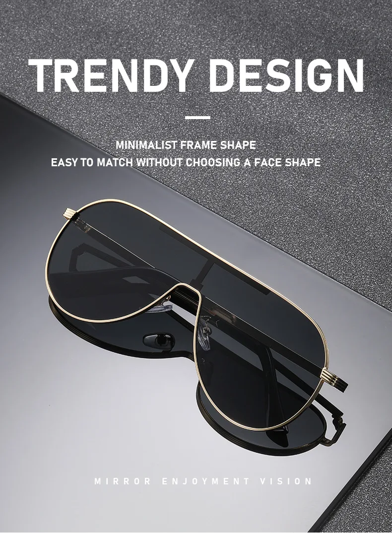 Neue modische und vielseitige Retro-Sonnenbrille mit metallischer Textur – UV-Schutz-Sonnenbrille 2524 – Detail 4