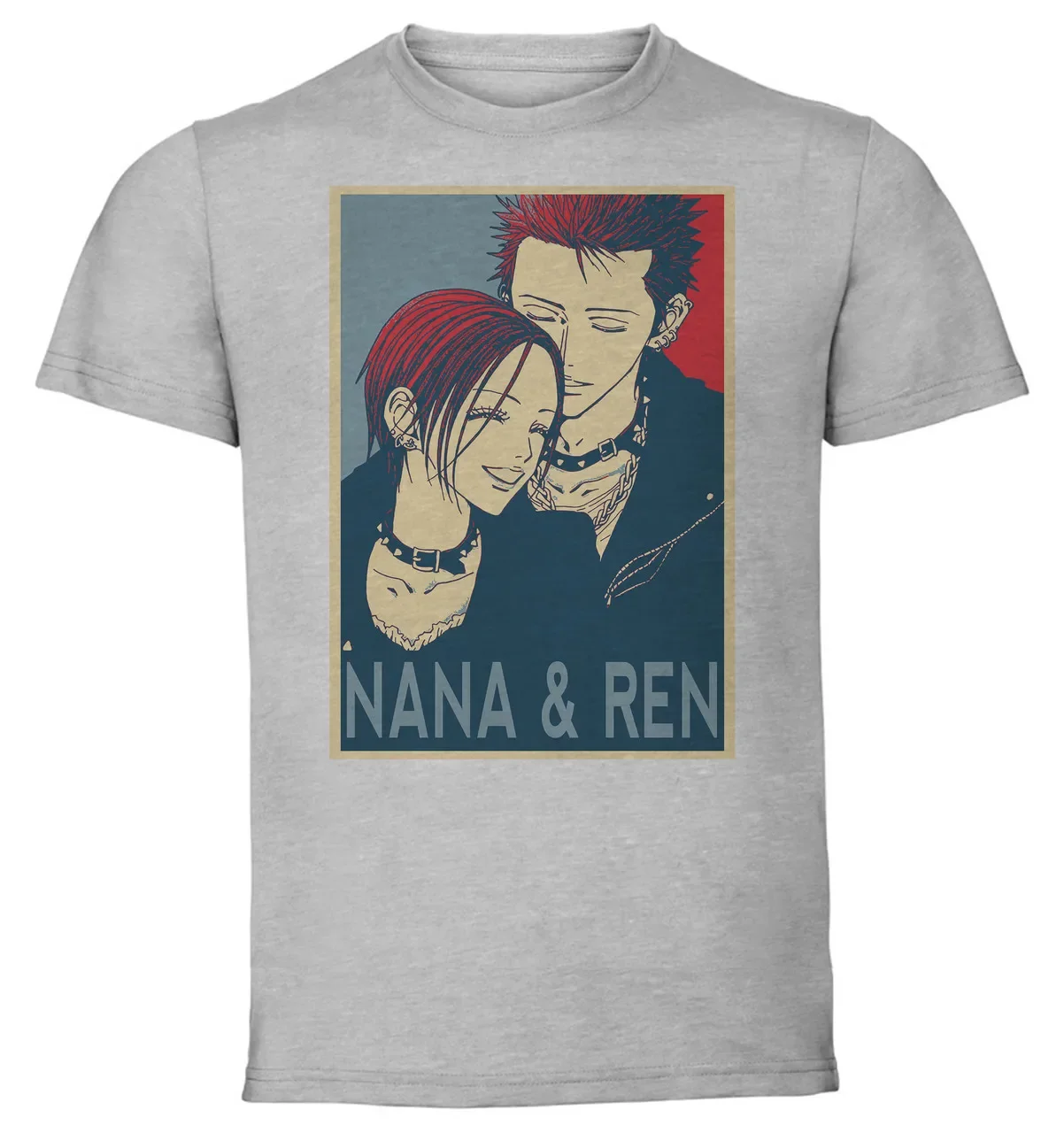 T-Shirt Unisex Grey Propaganda - Nana - Nana & Ren SA1029