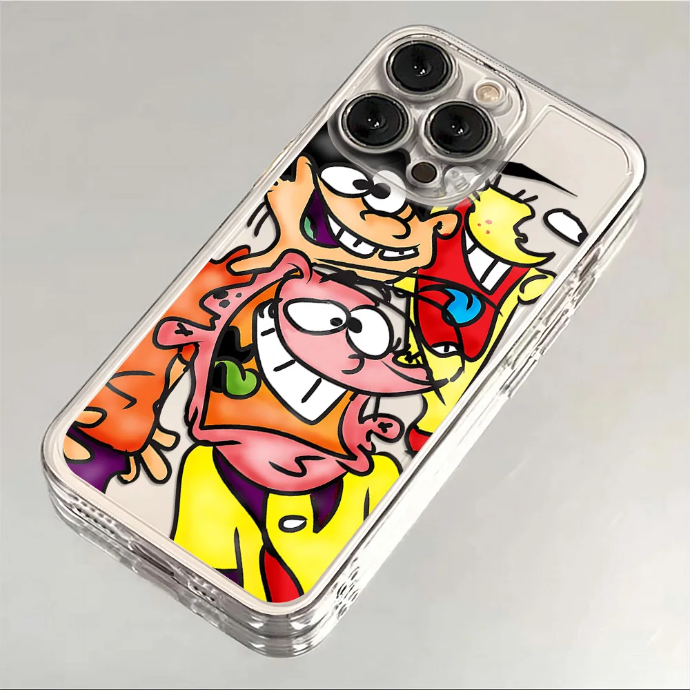 Cartoon E-Ed Edd N Eddy Phone Case For iPhone 17 16e 16 15 14 13 12 11 Mini Air Pro Max X XR XSMax 7 8 Plus Transparent Soft