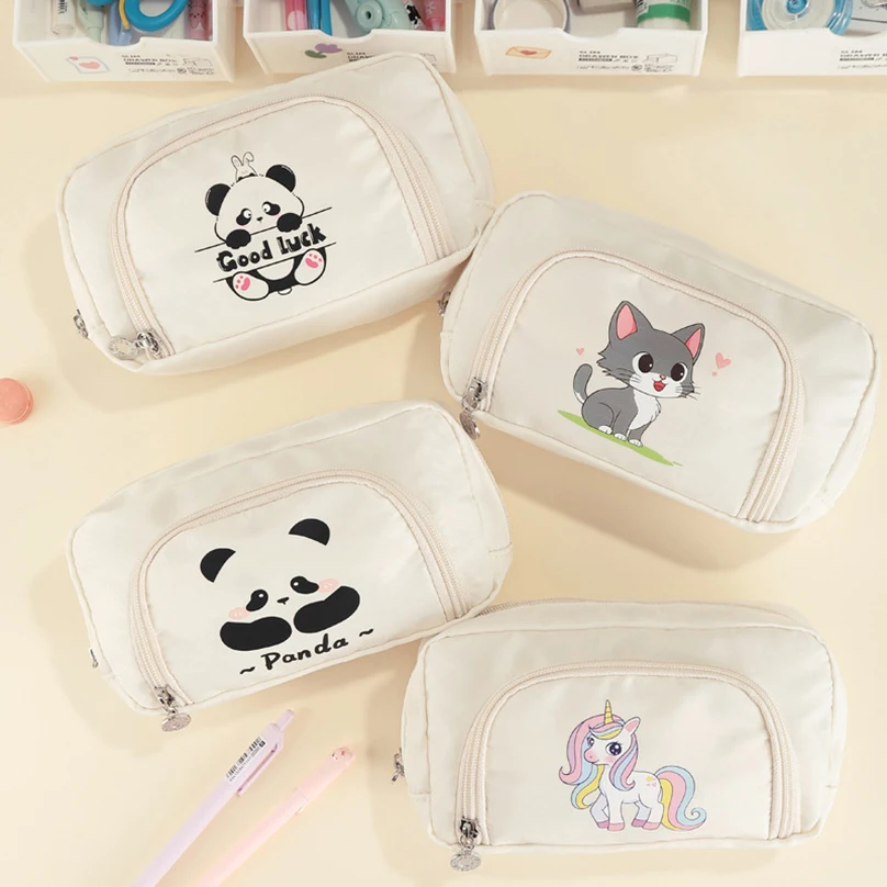 Astuccio per matite Panda Estuches Escolares Pencilcase ritorno a scuola trousse di grande capacità Scolaires astuccio per matite di cancelleria