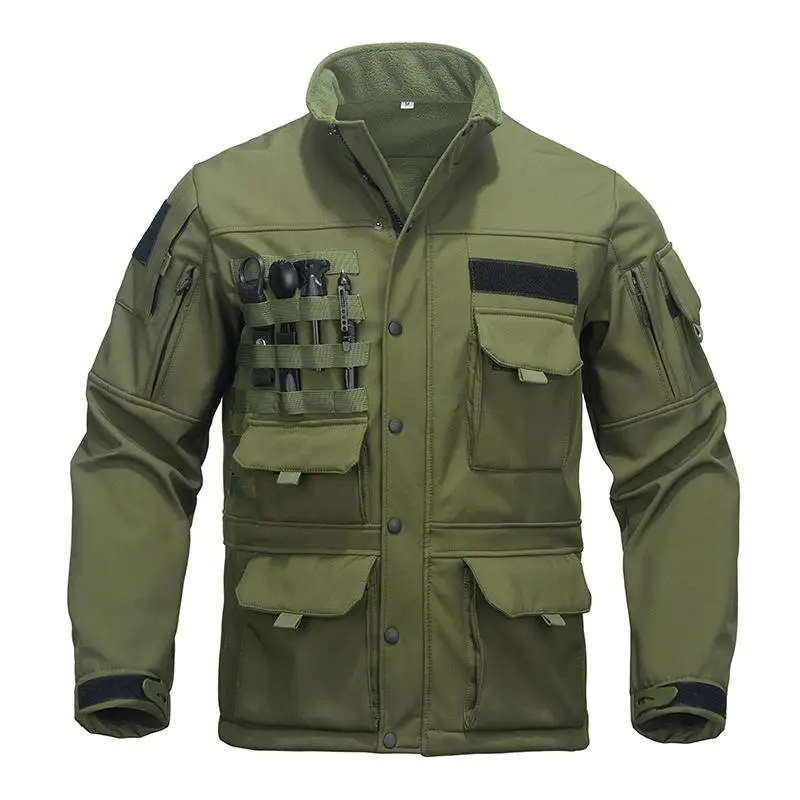 

Tactical Motorcycle Trench Coat Men's Outdoor Waterproof And Wear-resistant Assault Suit Mountaineering Hunting Jacket Workwear